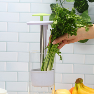 Trasparente Bpa-free piccolo barattolo di vetro salvatore di <span class=keywords><strong>erbe</strong></span> contenitore per frigorifero frigorifero congelatore per conservare le <span class=keywords><strong>erbe</strong></span> fresche crescono - Product Image 2