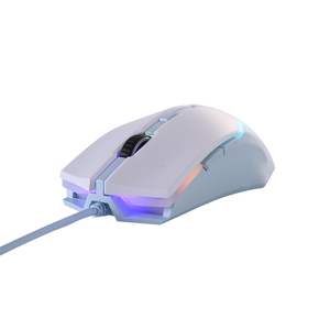 800/1200/2400/6400 Dpi Wired Usb Optical Gaming Mouse Mini Rgb Backlit 6 Buttons Right-handed Aa <b>Battery</b> 1.5m Braided <b>Cable</b> - Product Image 5