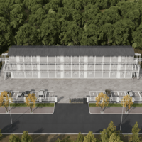 Maison conteneur préfabriquée modulaire et amovible sur mesure, en kit, pour dortoir de personnel ou logement familial