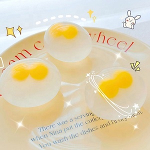 Durable PU Material Squeeze <b>Egg</b> Funny Fidget <b>Toy</b> Stress Relieving Unisex 14 Years & up - Product Image 2