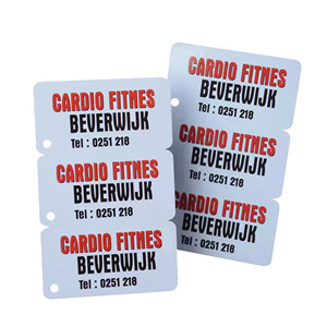 Trung Quốc Nhà sản xuất tùy chỉnh thiết kế mã vạch Ba PVC Combo thẻ <span class=keywords><strong>3</strong></span>-up tag chìa khóa cho thành viên VIP lòng trung thành thẻ - Product Image 6