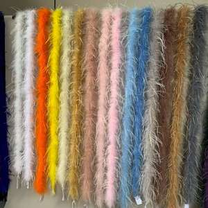 Plumas de Avestruz Boa de 10-15 cm, 1 Capa, 49 Colores, para Disfraces, Naturales, Teñidas, de Primera Calidad, para Mujeres, Carnavales, Festivales y Fiestas - Product Image 1