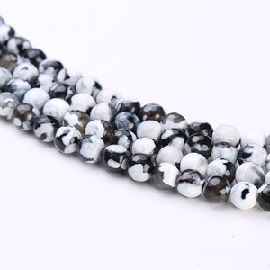 Cuentas de Ágata Natural para la Fabricación de Joyas, Corte Brillante, Mineral Blanco, 3 mm y 8 mm de Altura, Tratadas con Calor - Product Image 4