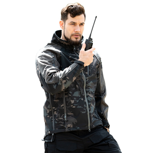 Chaqueta Impermeable y Transpirable de Tres Capas de Alta Gama para <span class=keywords><strong>Hombre</strong></span> - Abrigo Suave de Invierno - Ideal para Campismo al Aire Libre - Product Image 2