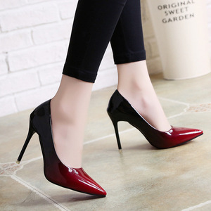 Décolleté da donna eleganti eleganti <span class=keywords><strong>scarpe</strong></span> basse con tacco alto a punta formale - Product Image 3