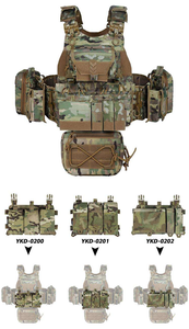 Gilet Tattico Molle con Tasca per Caricatore a Sgancio Rapido, Attrezzatura per Addestramento e Difesa Personale Resistente - Product Image 4