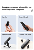 Nouveau microphone cravate sans fil 2,4 GHz de type C, à condensateur, portée 20 m, garantie 1 an - Compact, professionnel, à clipser