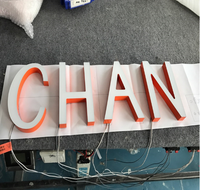 Enseignes lumineuses néon LED en aluminium découpées au laser 3D, alimentées en courant alternatif, étanches IP65, à fixer au mur pour bâtiments et écoles