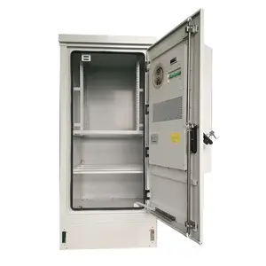 OEM Factory Ups Outdoor Cabinet 4u Rackmount Server Case Waterproof Outdoor Telecom Cabinet With Power Supply System