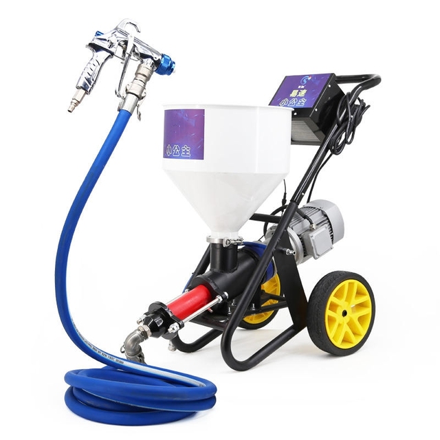 Industrial Grade Real Stone Paint Spraying Machine with Engine 3400W High Efficiency Fireproof Material for Construction Use