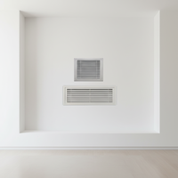 Grille de ventilation à persiennes simple couche personnalisée en usine avec filtre à air intégré pour retour d'air