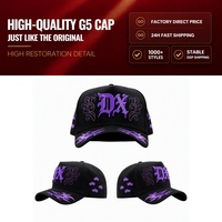 Expédition rapide Casquette de baseball de luxe doublée de satin G5 Gorras Chucky Hats Full Set Original Beard Hats 31 casquettes avec logo personnalisé