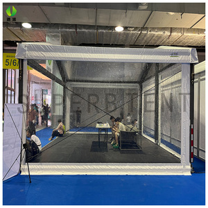 Carpa de Exhibición en Forma de Arco de Aluminio, Excelente Calidad, Cubierta Impermeable de PVC, Estructura Metálica Rectangular de Una Sola Capa - Product Image 5
