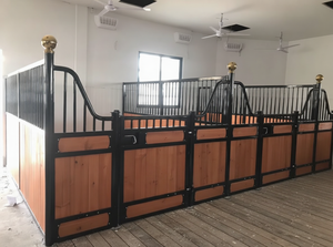 Kunden spezifisches europäisches Design Horse Barn Schnelle Installation Modular Stabil für Reit einrichtungen - Product Image 5