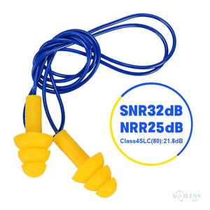 Bouchons d'oreilles <span class=keywords><strong>anti</strong></span>-<span class=keywords><strong>bruit</strong></span> de haute qualité - Bouchons d'oreilles en silicone réutilisables pour dormir, travailler, voyager - Tapones Auditivos Nrr 25-33 Db - Product Image 1
