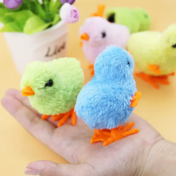 Pollo de peluche para saltar