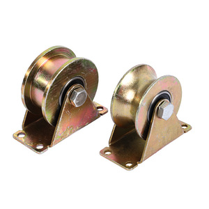 Ensemble de poulies Da Peng en métal pour rail de porte et fenêtre avec support, 5 tailles, usage industriel - Product Image 4