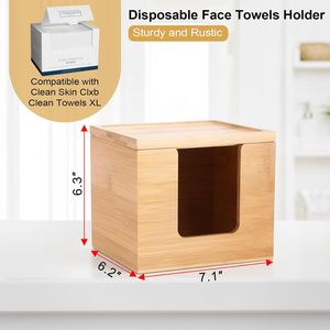Porta Toallas <span class=keywords><strong>Desechables</strong></span>, Apto <span class=keywords><strong>para</strong></span> Baño, Caja <span class=keywords><strong>de</strong></span> Almacenamiento <span class=keywords><strong>de</strong></span> Toallas <span class=keywords><strong>de</strong></span> Bambú, Caja <span class=keywords><strong>de</strong></span> Almacenamiento <span class=keywords><strong>de</strong></span> Escritorio <span class=keywords><strong>de</strong></span> <span class=keywords><strong>Madera</strong></span> Vintage - Product Image 3