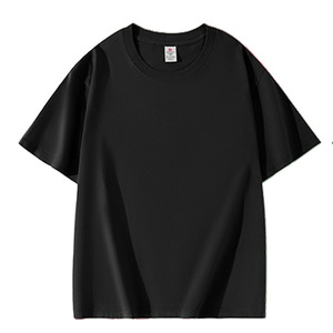 T-shirt unisexe personnalisé OEM, 100% coton 260g, blanc uni, coupe ample, manches courtes, impression de logo. - Product Image 6