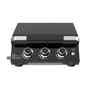 เตาปิ้งย่างแก๊สโพรเพนแบบพกพาสำหรับปิ้งย่างกลางแจ้ง 3 หัวเตา พร้อมฝาปิด - Product Image 3