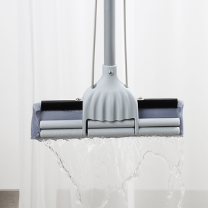 Mop per Pulizia Pavimenti con Sistema di Strizzatura Automatica, Manico Lungo, Spugna in Schiuma PVA, Mop a Rullo - Product Image 3