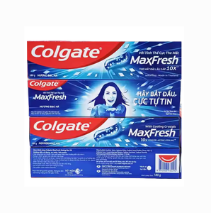 Pasta Dental Colgate MaxFresh Peppermint Ice 180g/225g, Refrescante, Blanqueadora, Suministro al por Mayor - Product Image 1