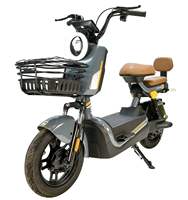 Vélo électrique urbain de haute qualité, vélo électrique à deux places pour adultes, vélo de banlieue avec phare LED