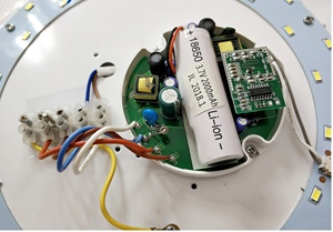 Nhà Máy Giá IP54 Auto On Off Radar <span class=keywords><strong>Sensor</strong></span> <span class=keywords><strong>LED</strong></span> bề mặt đèn trần với Built-in khẩn cấp có thể sạc lại pin - Product Image 5