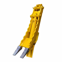 Pince hydraulique personnalisée Q355B de 26-40 tonnes pour projet de génie hydraulique, grappin pour gabions, FOB Qingdao