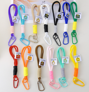 Custom Colorful Nylon Lanyards with Carabiner Keychain Imprint Logo Neck Strap Economically Priced