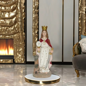 <span class=keywords><strong>Santa</strong></span> <span class=keywords><strong>Barbara</strong></span> 36 pollici resina religiosa statua figurina artistico modello di tecnica di pittura per regali di natale artigianato religioso - Product Image 3