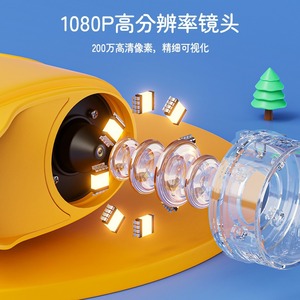 กล้องจุลทรรศน์ดิจิตอลสำหรับเด็กพร้อมหน้าจอแบบพกพาสำหรับเด็กของเล่นเพื่อการศึกษาการสังเกตกลางแจ้งเครื่องมือการเรียนรู้วิทยาศาสตร์ - Product Image 5