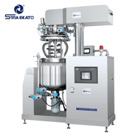 Homogeneizador Emulsionador al Vacío SME-D 100L con Elevación Hidráulica, SUS316L, para Producción en Masa de Cosméticos y Cuidado Corporal