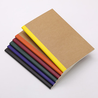 Carnet en papier kraft A5 pas cher en gros, 210x140mm, cahier d'exercices scolaire, bloc-notes de composition en vrac