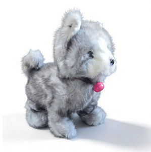 Perro de Peluche Grande y Peludo con Campana, Juguete Energético que Camina y Ladra con Sonidos al Caminar - Product Image 1