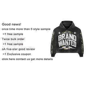 400 מותאם אישית gsm קריסטל מלא יהלום קפוצ 'ון בגודל כבד עבה כותנה pullover שחור pulboxy מתאים גברים <span class=keywords><strong>rhinestone</strong></span> - Product Image 4