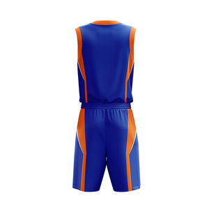 Ensembles d'uniformes de basket-ball unisexes respirants et personnalisables, 100% polyester, séchage rapide - Product Image 4