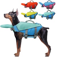 Gilets de sauvetage pour chiens, maillots de bain réfléchissants, en stock, résistants aux déchirures, vêtements de sécurité pour chiens d'été en plein air