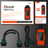Herramienta de Diagnóstico Inteligente para Camiones X-truck X005 Plus, 2 Años de Garantía para SHACMAN SINOTRUK Howo, Código de Error ECU, Flash Rápido