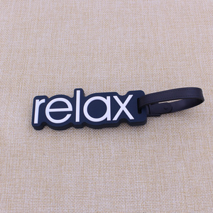 OEM Custom 3D Name Logo Luxury Soft Silicone PVC Luggage <b>Tags</b> with Plastic Buckle Boarding Cards <b>Bag</b> Accessory - Product Image 6
