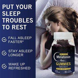 Gummies végétariennes bio personnalisées OEM <span class=keywords><strong>pour</strong></span> le sommeil, vitamines à la mélatonine <span class=keywords><strong>pour</strong></span> améliorer le sommeil, gummies à la <span class=keywords><strong>vitamine</strong></span> B6 - Product Image 3