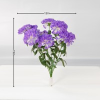 Bouquet de roses et d'hortensias en soie artificielle, toucher réel, avec verdure, pour décoration de table de mariage, fête des Mères, remise de diplôme