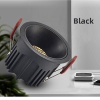 Spot COB moderne Spot LED rond sans scintillement anti-éblouissement Plafonnier de couloir pour le salon Design de centre commercial encastré
