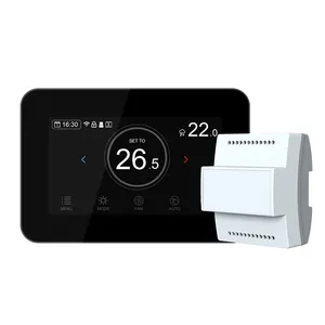 HVAC system Fan Coil Thermostat with Keycard, Window card, Modbus control
