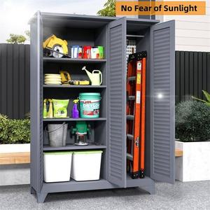 Cabanon extérieur étanche pour balcon Petite maison d'outils de <span class=keywords><strong>jardin</strong></span> Armoire de <span class=keywords><strong>rangement</strong></span> pour matériel de pêche résistante aux intempéries - Product Image 4