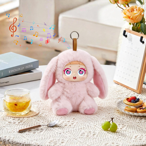 Porte-clés robot IA intelligent en peluche Lapin à longues oreilles avec écran de 2 pouces et assistant IA multilingue (87 langues) pour répondre aux <span class=keywords><strong>questions</strong></span> quotidiennes des enfants - Product Image 5