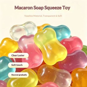 Savon à la vaseline style macaron, best-seller, pour soulager le stress thérapeutique - Product Image 2