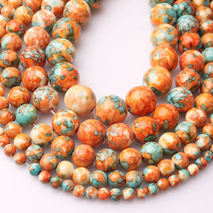 Mode ronde <span class=keywords><strong>pluie</strong></span> couleur pierre <span class=keywords><strong>perles</strong></span> en vrac <span class=keywords><strong>perles</strong></span> accessoires fabrication <span class=keywords><strong>de</strong></span> bijoux matériaux <span class=keywords><strong>perles</strong></span> en gros - Product Image 4