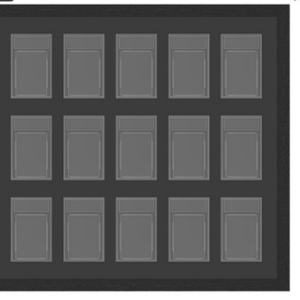 Cadre d'affichage de cartes de sport Pokem personnalisé à 16 niveaux, porte-cartes en plastique à motif de logo pour l'affichage mural - Product Image 6