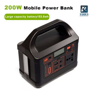 Système de stockage d'énergie professionnel <span class=keywords><strong>rechargeable</strong></span> LiFePO4 200W-2000W, station d'alimentation solaire et automobile, onduleur à onde sinusoïdale modifiée - Product Image 1